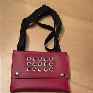 HOLLY AiKEN Vegan Faux Leather Crossbody Bag